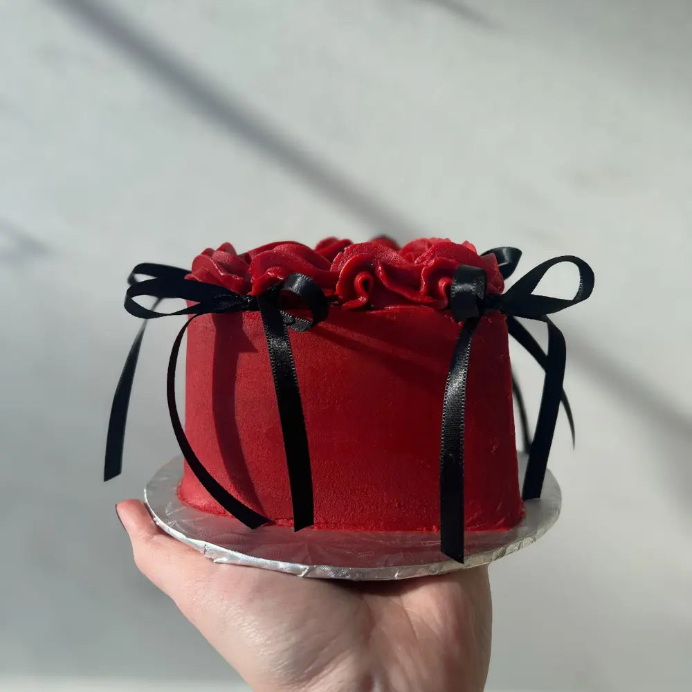 Valentine's Red Velvet Crepe Cake ❤️