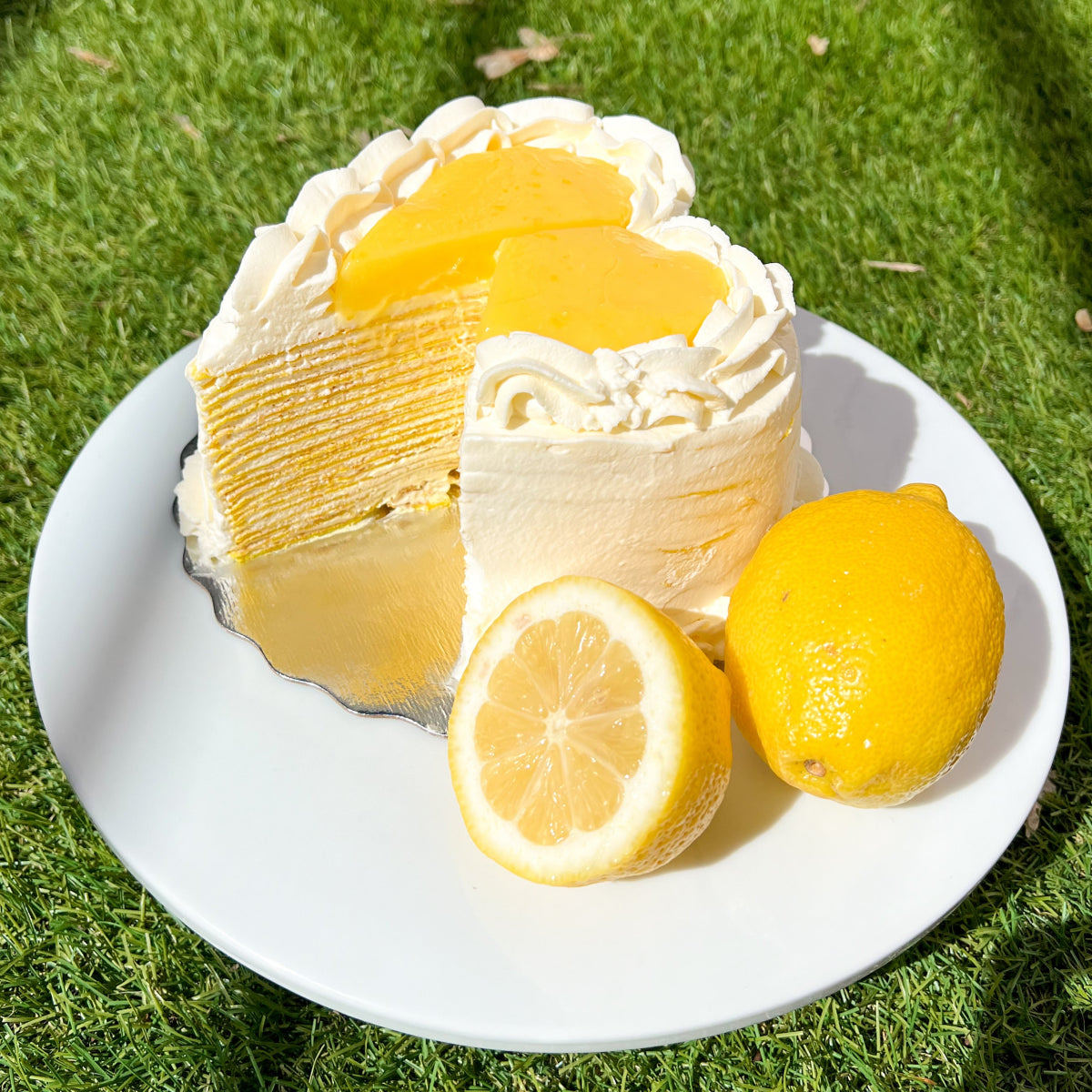 Zesty Lemon Crepe Cake - Nana's Creperie