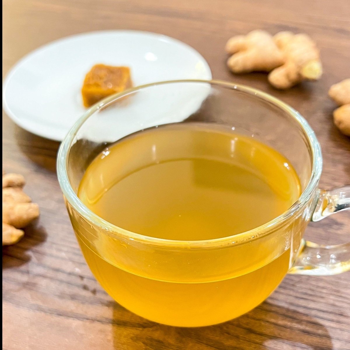 Brown Sugar Ginger Tea 黑糖薑母茶 at Nana's Creperie