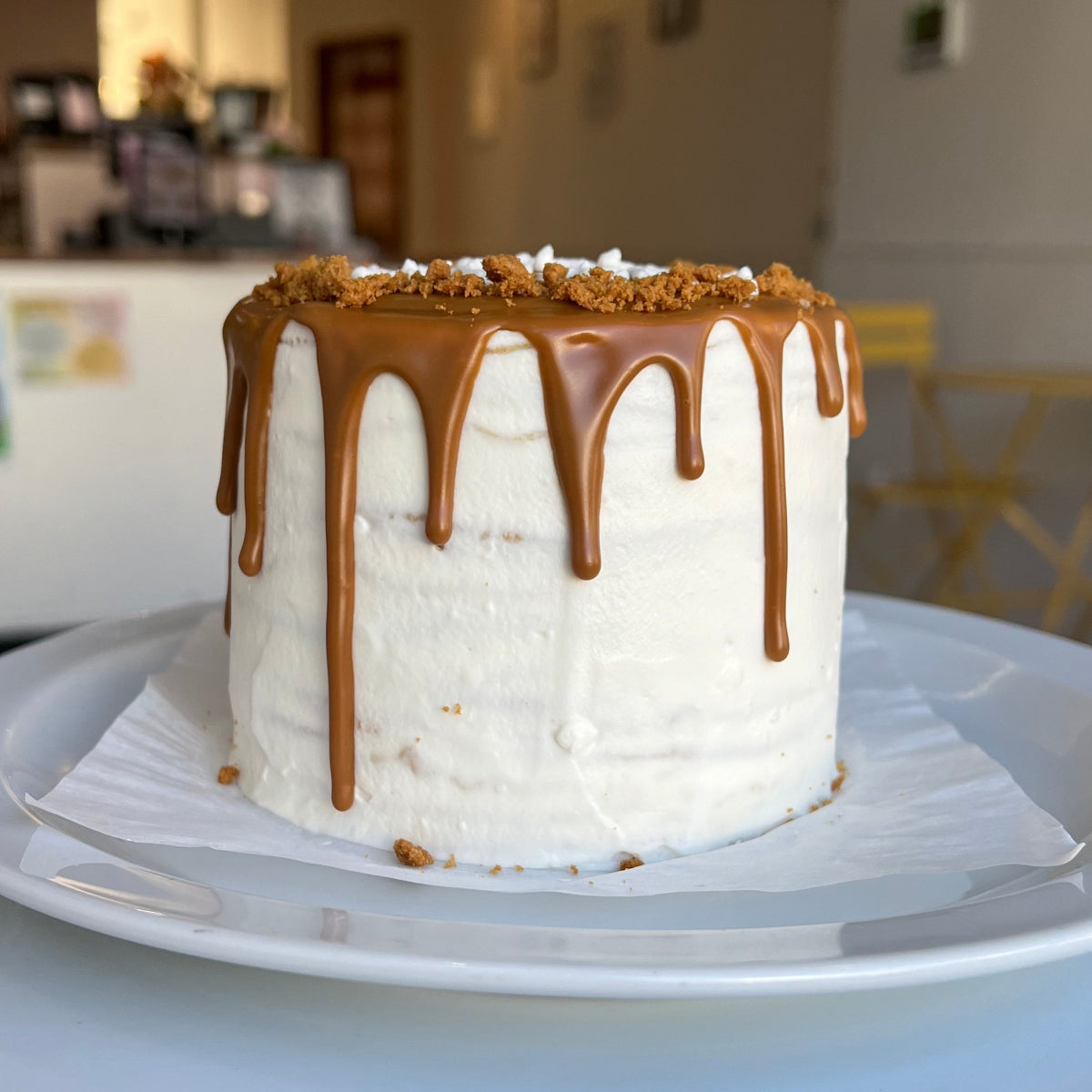 4" Bento Crepe Cake, Lotus Biscoff Flavour | Nana's Creperie