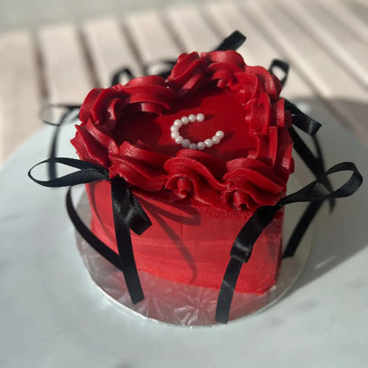 Valentine's Red Velvet Crepe Cake ❤️