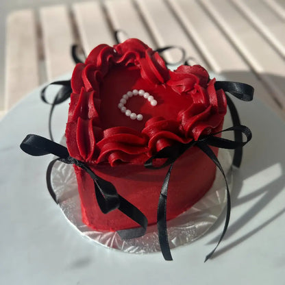 Valentine's Red Velvet Crepe Cake ❤️