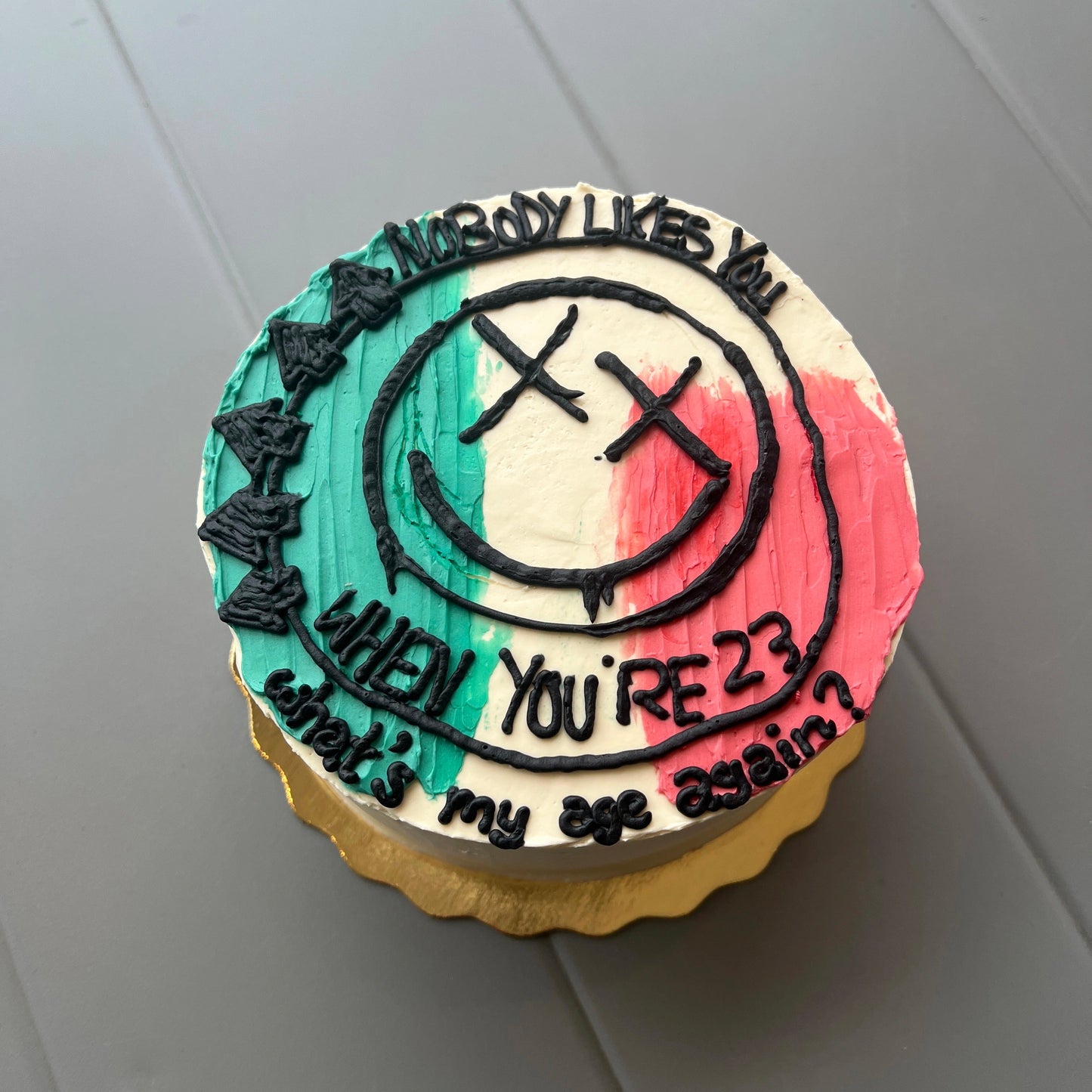 Band inspired cake design