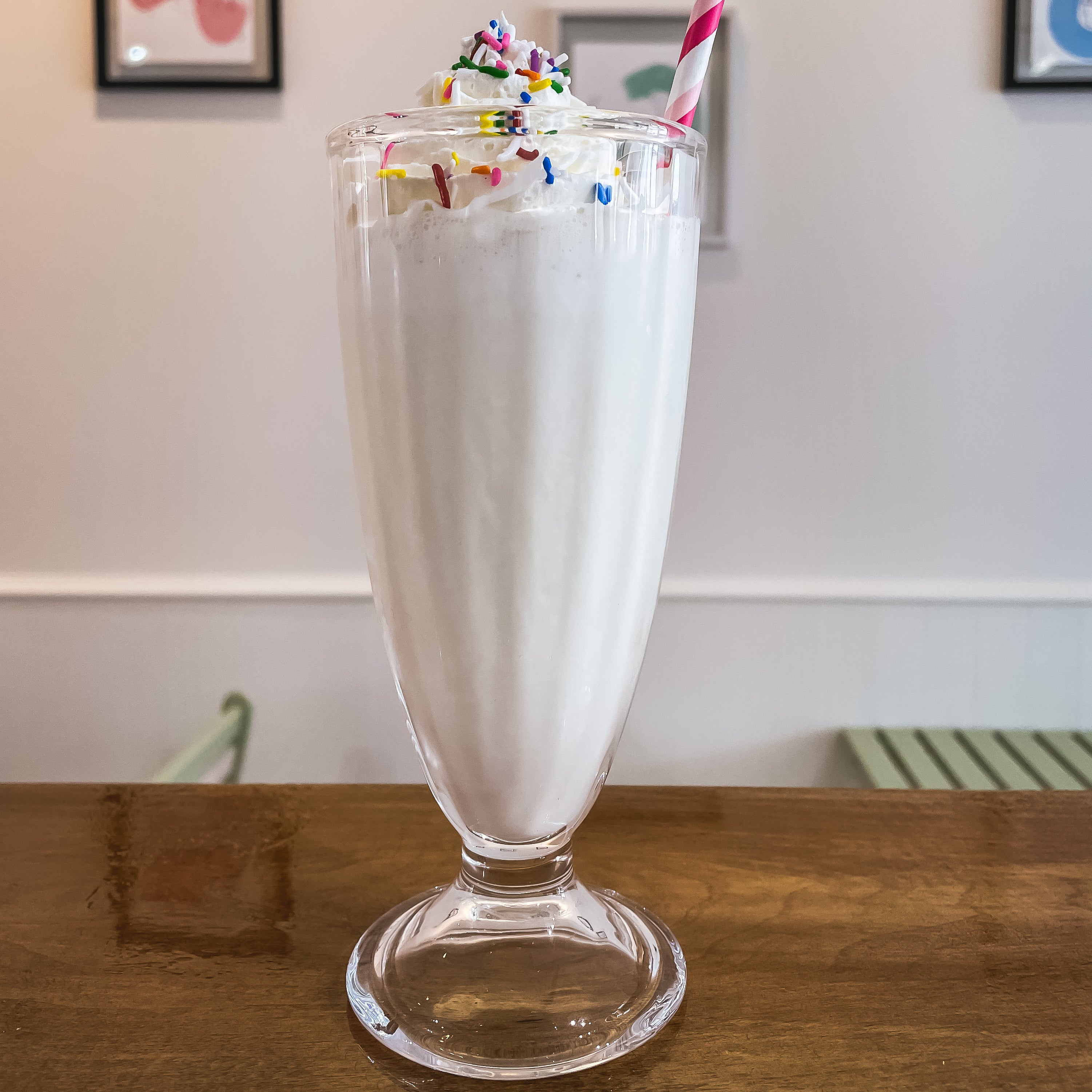 The classic Vanilla Milkshake. Thick milkshake in Toronto. Your comfort drink before bubble tea