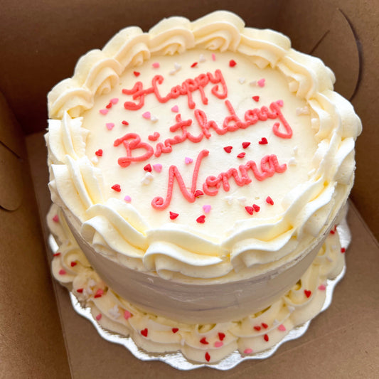 6" Red Velvet Crepe Cake - Nana's Creperie - Nana's Crepe Cakes