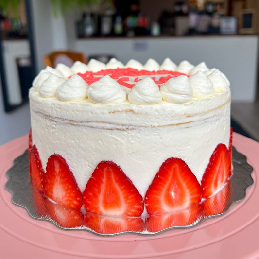 strawberry crepe cake - Nana's Creperie