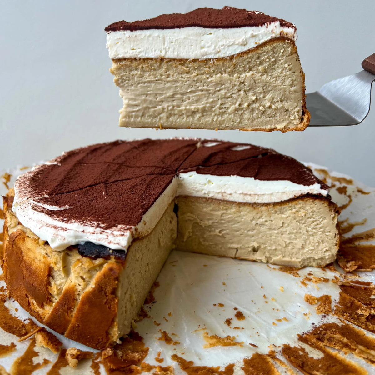 Tiramisu Basque Cheesecake | Gluten-free dessert in Toronto