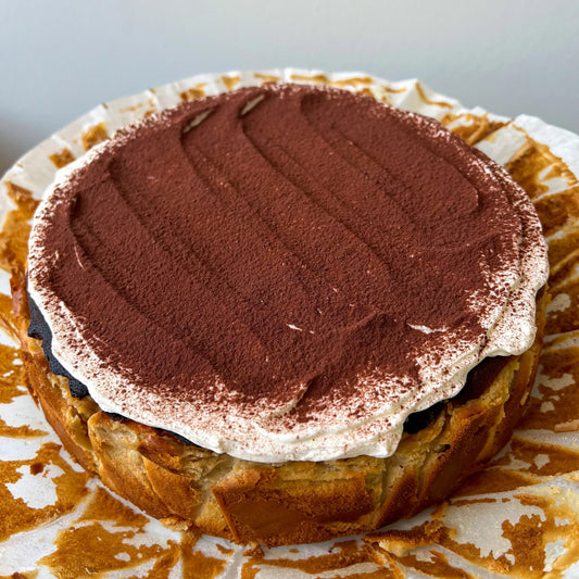 Tiramisu Basque Cheesecake | Only at Nana's Creperie