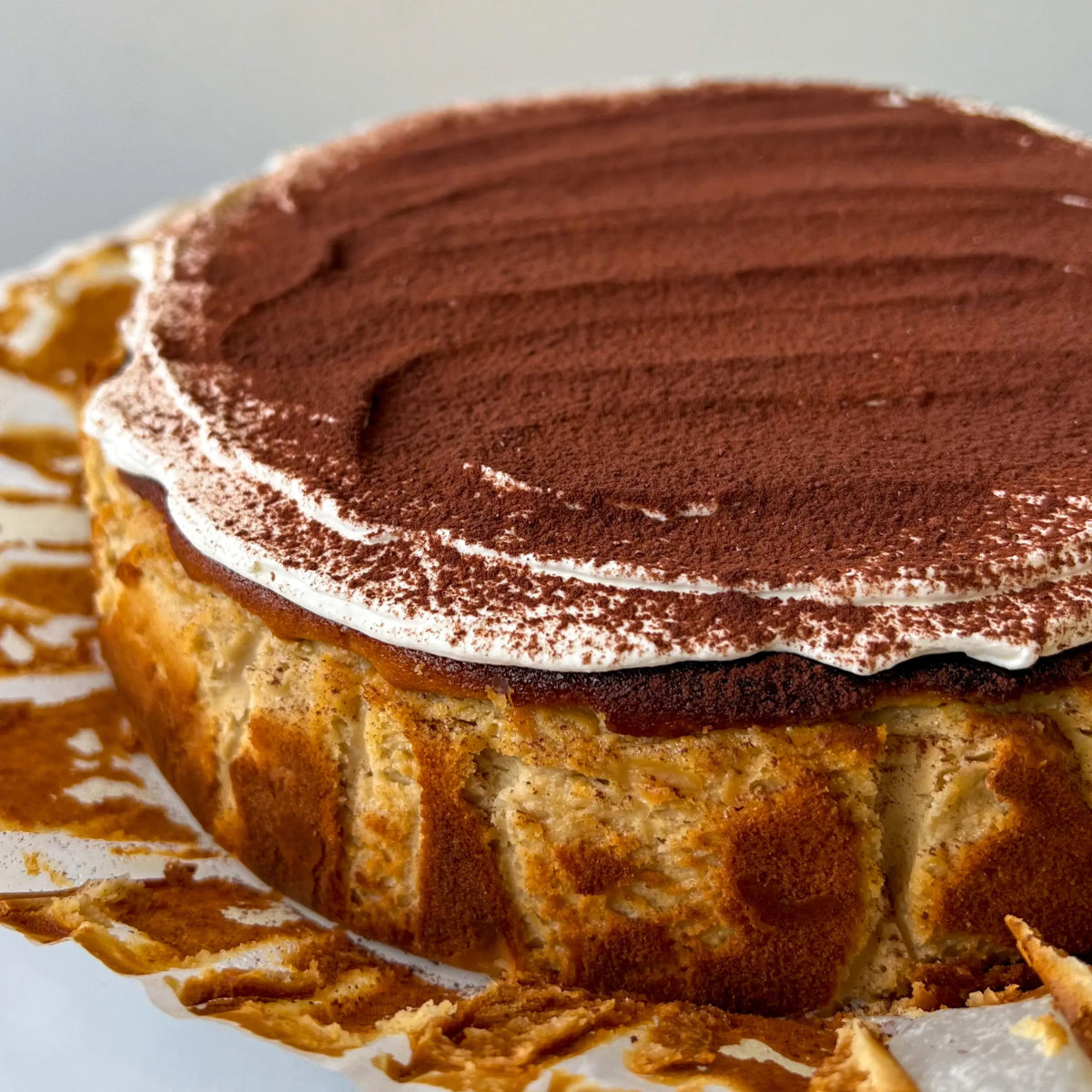 Tiramisu Basque Cheesecake | Only at Nana's Creperie