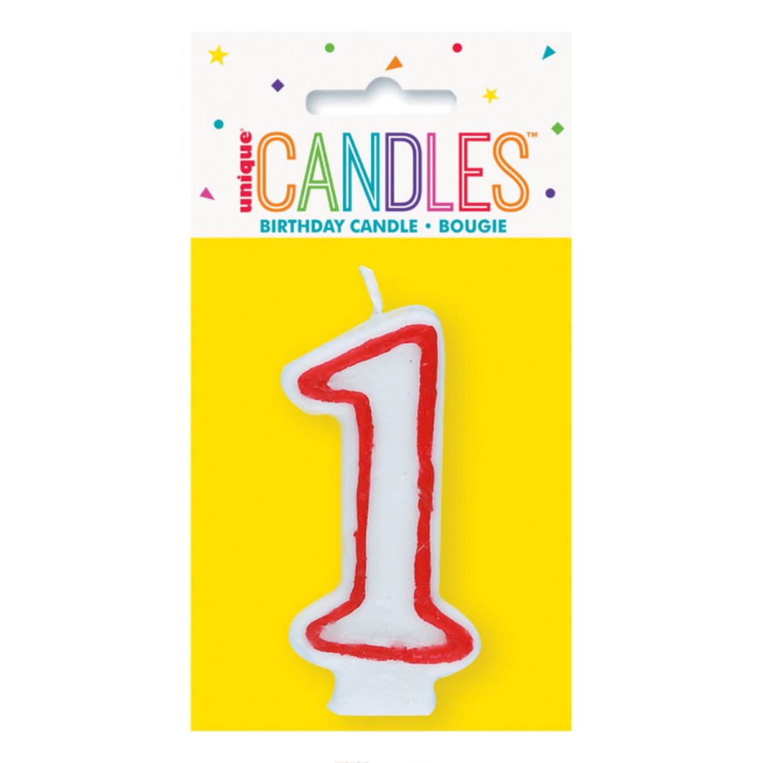 Unique Candles birthday numeral candle number 1