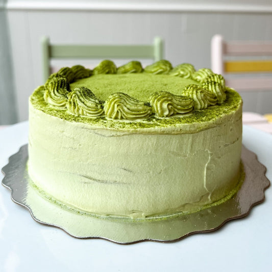 Matcha Mille Crepe Cake - Nana's Creperie - Nana's Crepe Cakes