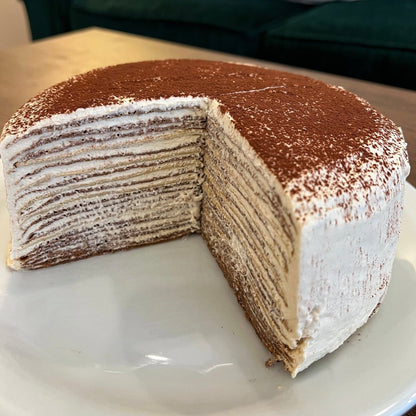 Tiramisu Crepe Cake at Nana's Creperie
